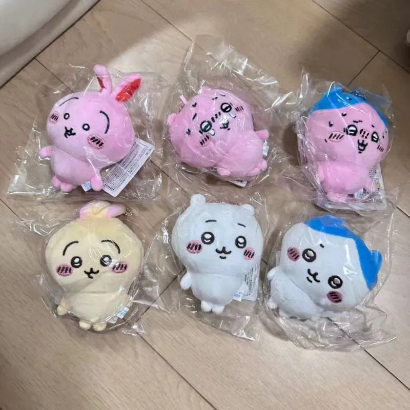 Japan ChiiKawa Normal and Pink Spicy | ChiiKawa Hachiware Usagi - Mini Plush Doll Keychain