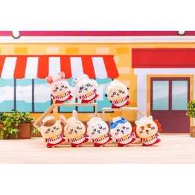 Japan ChiiKawa Restaurant Serise | ChiiKawa Hachiware Usagi Momonga Kurimanju Rakko Shisa Crab - Mini Plush Doll 10cm Keychain