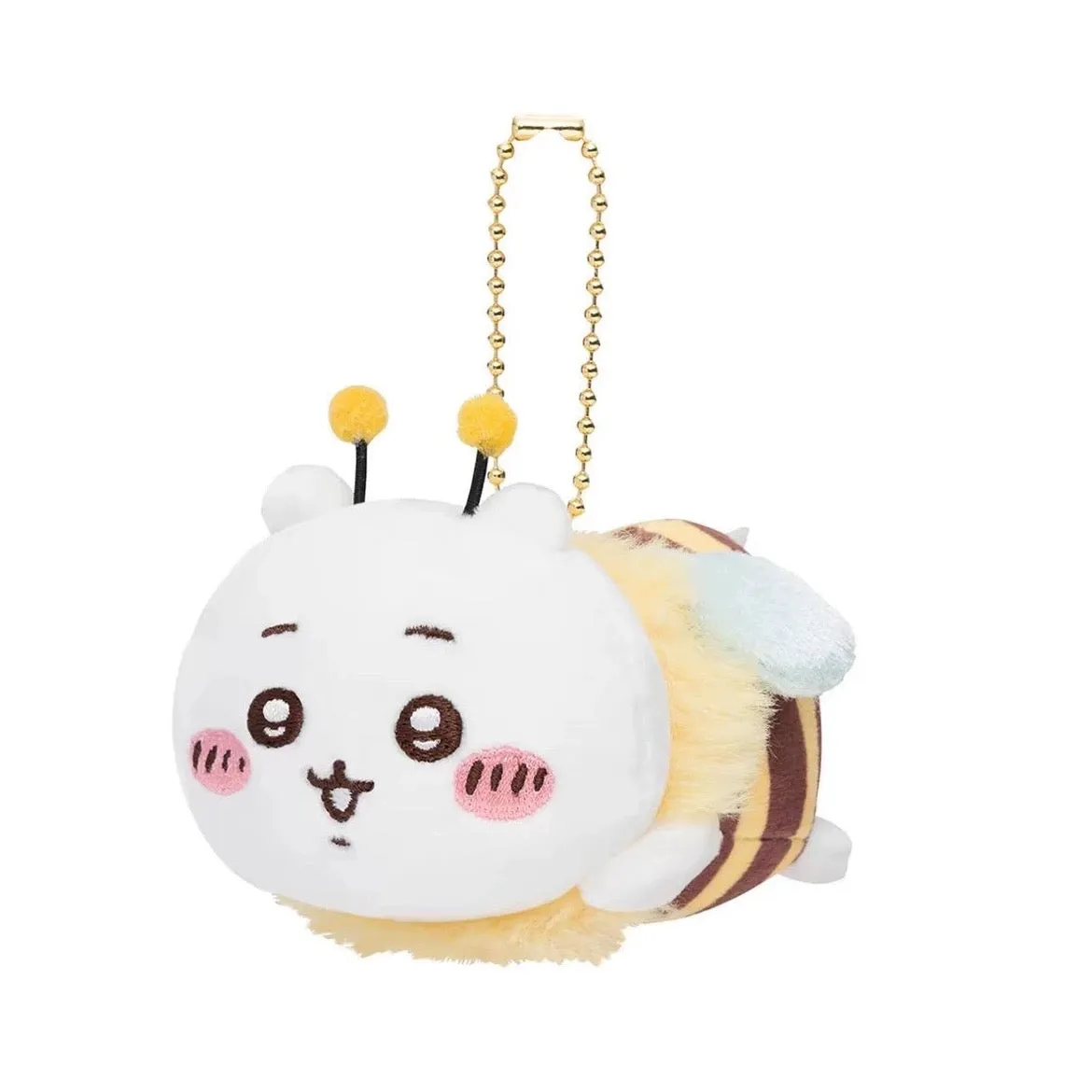 Japan ChiiKawa Spring Garden Series | Lovely Bee ChiiKawa Hachiware Usagi - Mini Plush Doll keychain