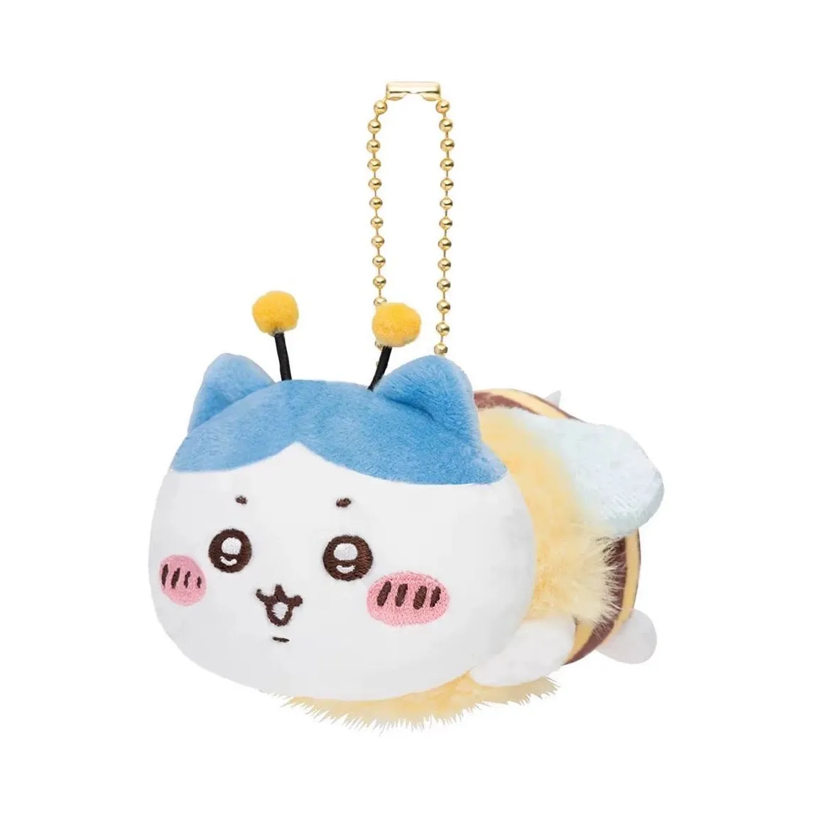 Japan ChiiKawa Spring Garden Series | Lovely Bee ChiiKawa Hachiware Usagi - Mini Plush Doll keychain