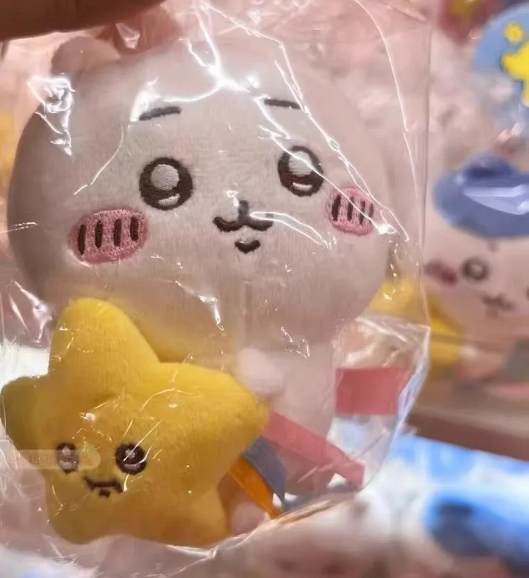 Japan ChiiKawa with Shooting Star | ChiiKawa Hachiware Usagi - Mini Plush Doll Keychain