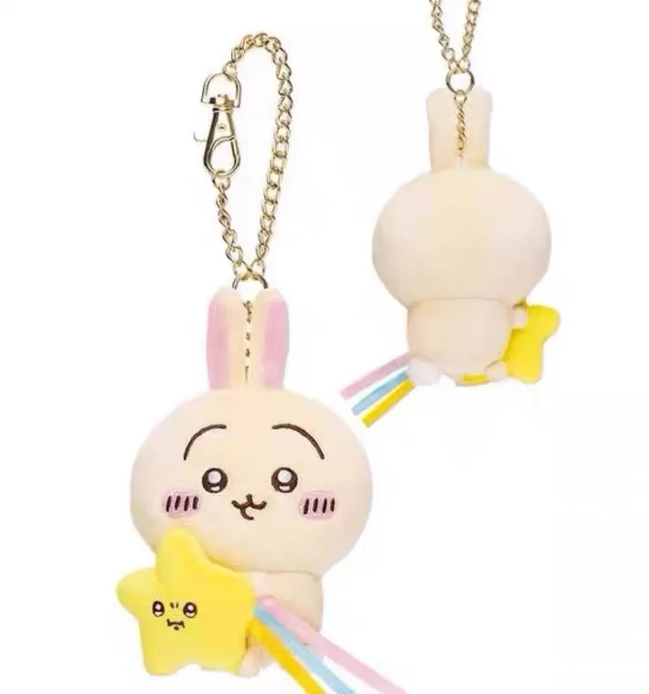 Japan ChiiKawa with Shooting Star | ChiiKawa Hachiware Usagi - Mini Plush Doll Keychain