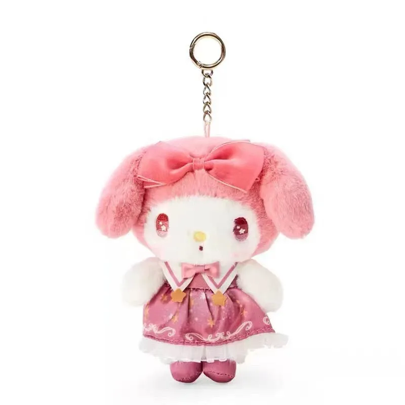 Japan Sanrio Magic School | Hello Kitty My Melody Kuromi Cinnamoroll - Plush Doll 20cm Keychain 10cm