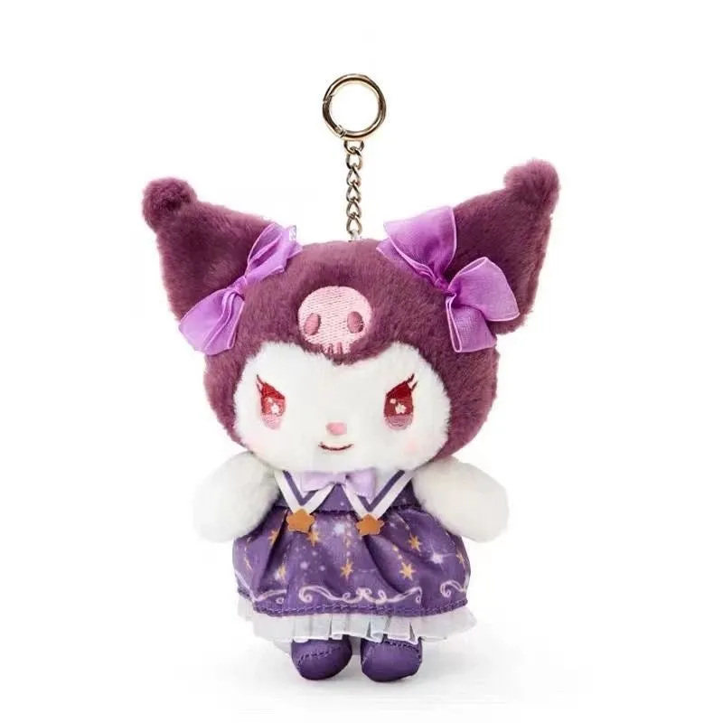 Japan Sanrio Magic School | Hello Kitty My Melody Kuromi Cinnamoroll - Plush Doll 20cm Keychain 10cm
