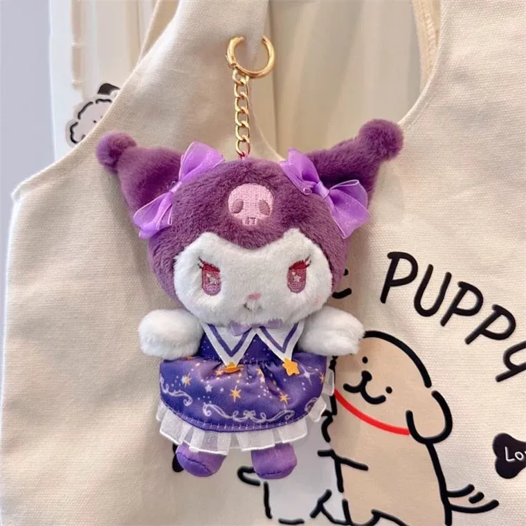 Japan Sanrio Magic School | Hello Kitty My Melody Kuromi Cinnamoroll - Plush Doll 20cm Keychain 10cm