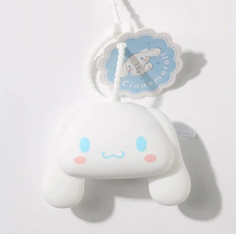 Japan Sanrio Silicone Mini Purse Bag | Hello Kitty My Melody Kuromi Cinnamoroll Pompompurin Pochacco Hangyodon - Coin Bag Can put in Airpods EarPhone