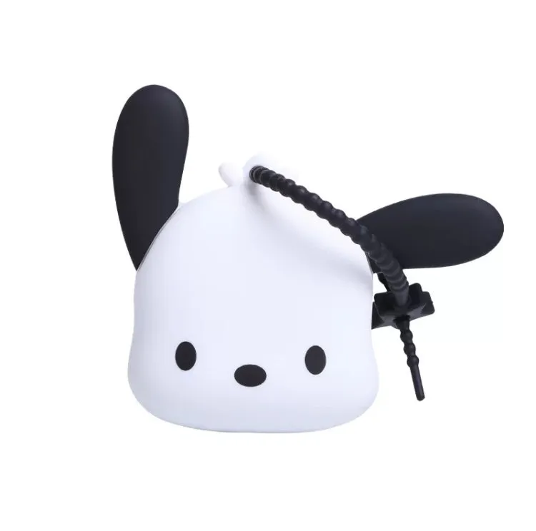 Japan Sanrio Silicone Mini Purse Bag | Hello Kitty My Melody Kuromi Cinnamoroll Pompompurin Pochacco Hangyodon - Coin Bag Can put in Airpods EarPhone