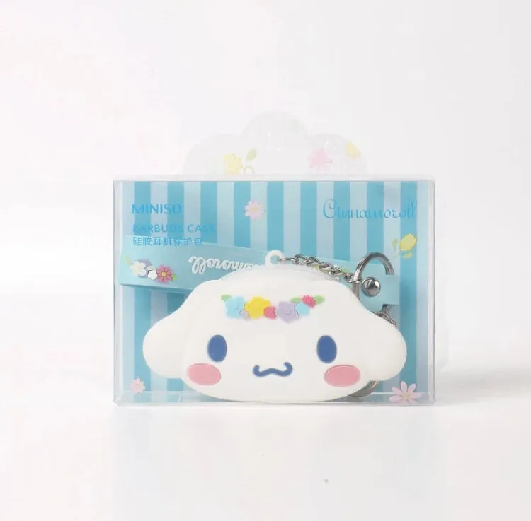 Japan Sanrio Silicone Mini Purse Bag Keychain Lolita Series | My Melody Kuromi Cinnamoroll - Coin Bag Keychain Can put in Airpods EarPhone