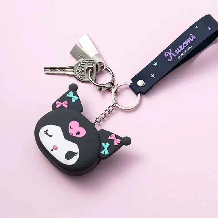 Japan Sanrio Silicone Mini Purse Bag Keychain Lolita Series | My Melody Kuromi Cinnamoroll - Coin Bag Keychain Can put in Airpods EarPhone