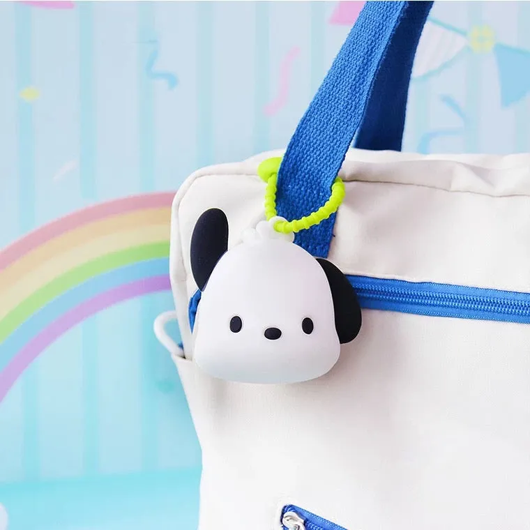 Japan Sanrio Silicone Mini Purse Bag Series 2 | Hello Kitty My Melody Kuromi Cinnamoroll Pompompurin Pochacco Hangyodon - Coin Bag Can put in Airpods EarPhone