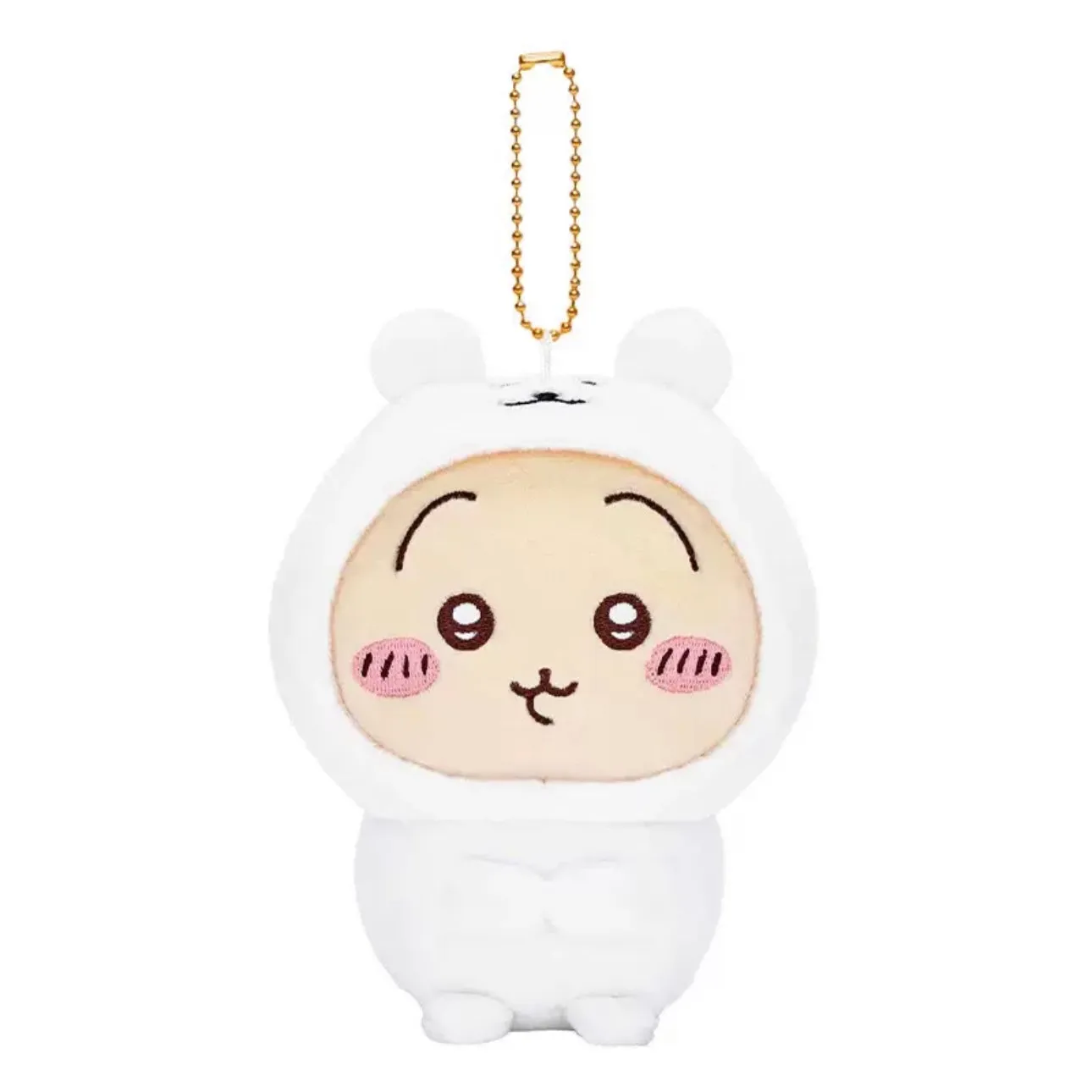 Japanese Cartoon ChiiKawa X Nagano White Bear Keychain | ChiiKawa Hachiware Usagi - Mini Plush Doll