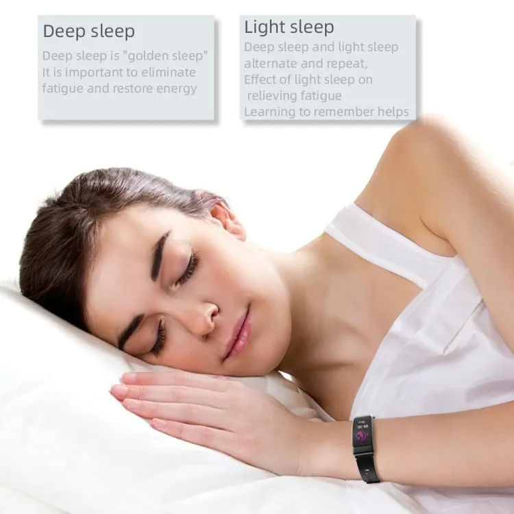 K50  0.96 Inch Waterproof Smartwatch with Detachable Leather Band and Bluetooth Call Support