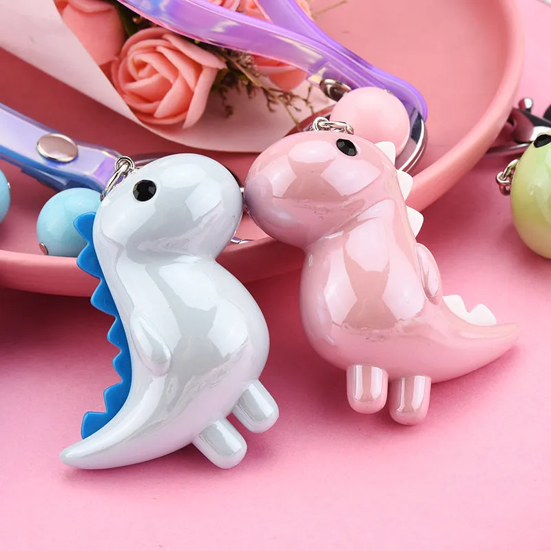 Kawaii Dinosaur Metal Acrylic Keychain
