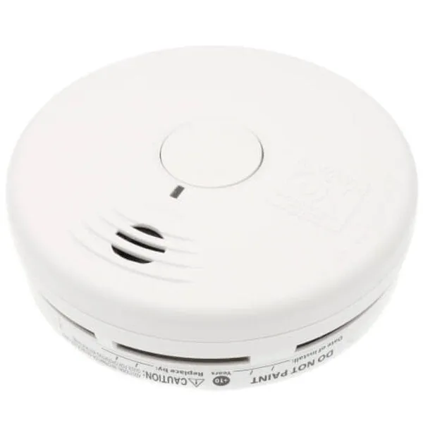 Kidde 21010067 Bedroom Smoke Alarm Sealed Lithium Battery Power with Voice Alarm, Model P3010B