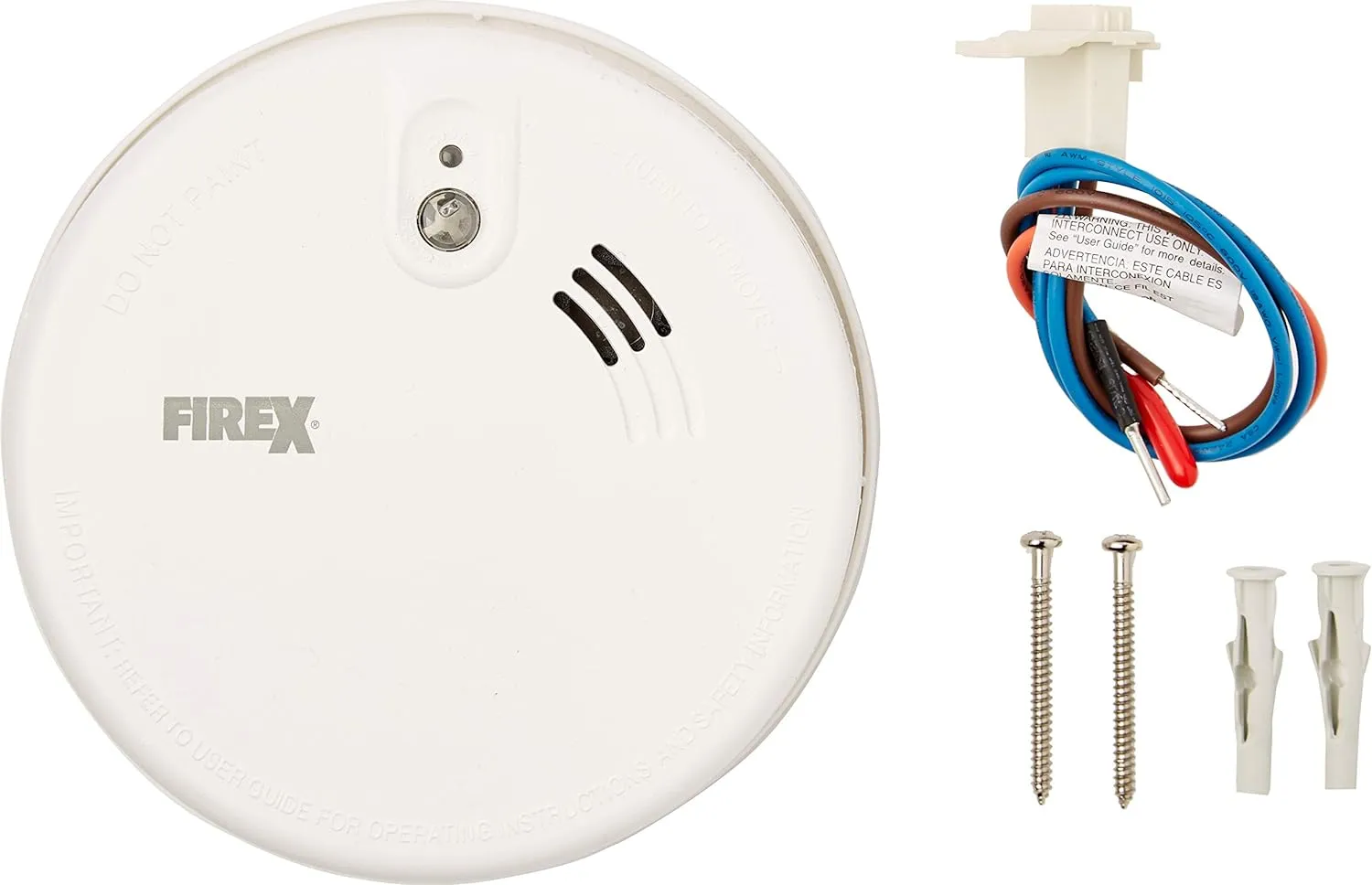 Kidde Firex KF20R Optical Mains Smoke Alarm Rechargeable Battery Back Up