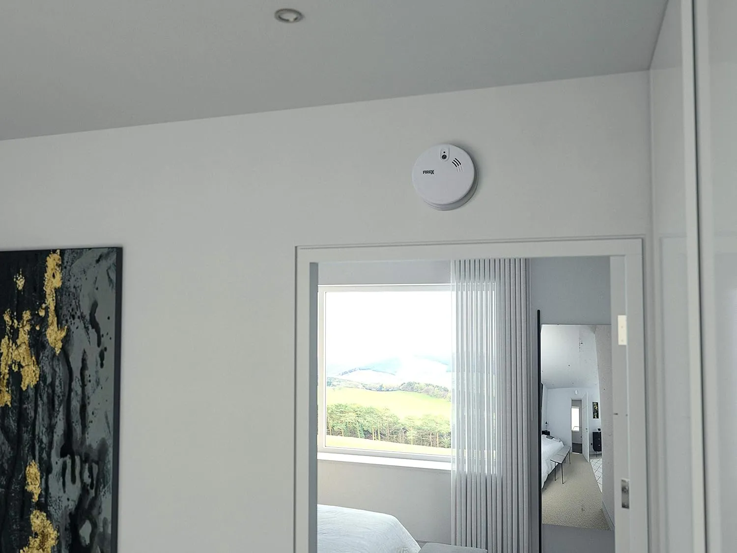 Kidde Firex KF20R Optical Mains Smoke Alarm Rechargeable Battery Back Up