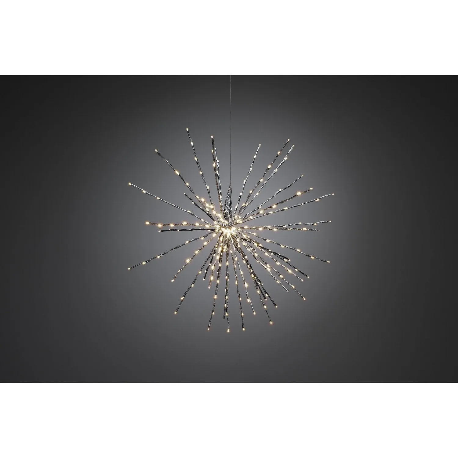 Konstsmide LED Ball of Twigs Silver 84cm