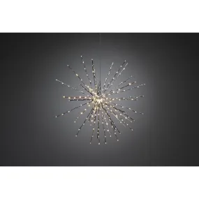 Konstsmide LED Ball of Twigs Silver 84cm