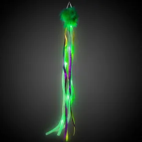 LED Light Up Mardi Gras Hair Clip
