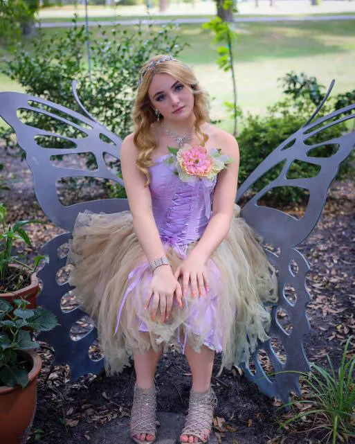 Lilac Floral Corset - Vestalyn