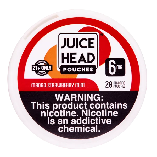 Mango Strawberry Mint Juice Head Pouches