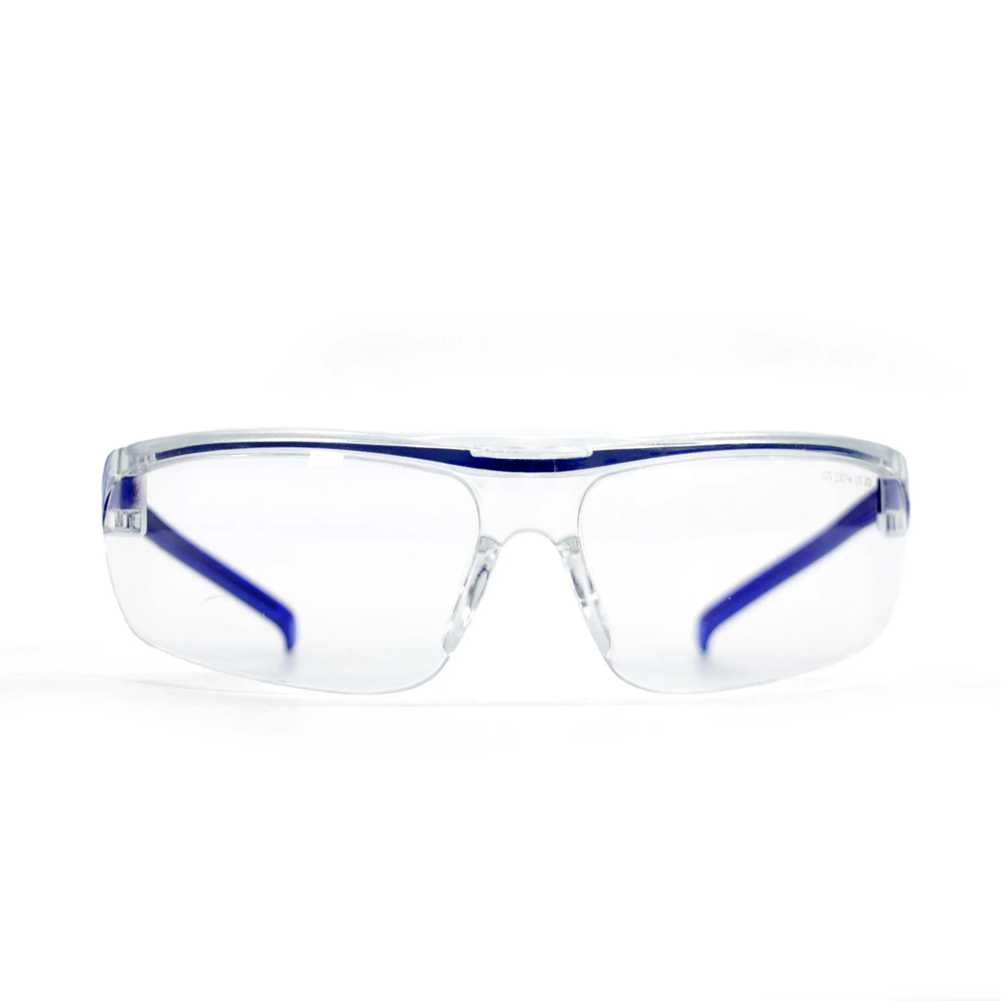 Metal Detectable Anti-Fog, Blue Frame Safety Glasses (10pr/bx)
