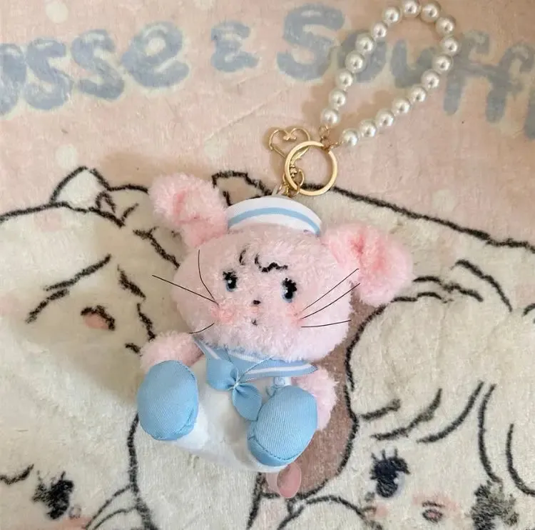 Mikko illustration Sailor Limited Edition Plush Doll Keychain Bear Latte Dog Souffie Kitten Mousse Rabbit Cammy