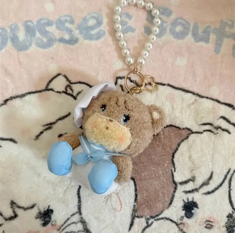 Mikko illustration Sailor Limited Edition Plush Doll Keychain Bear Latte Dog Souffie Kitten Mousse Rabbit Cammy