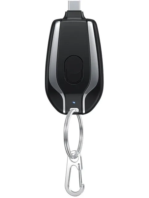 Mini Emergency Charger Keychain : On-the-Go Charger