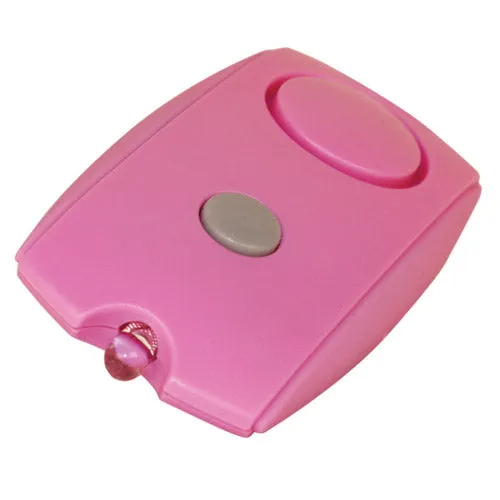 Mini Personal Alarm With Led Flashlight And Belt Clip