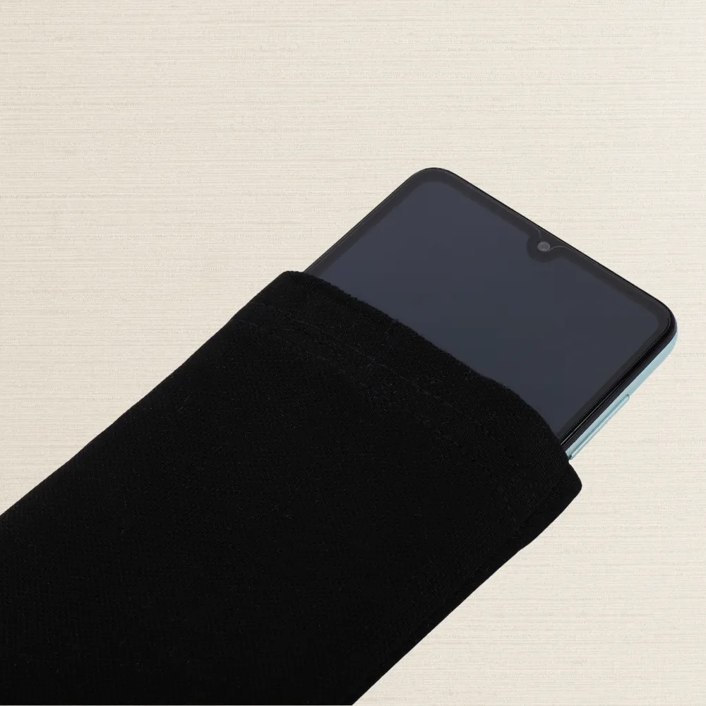 Mobile Cover | Bamboo Fabric | Sleek | Olive / Black / Navy | 4" x 7.5"