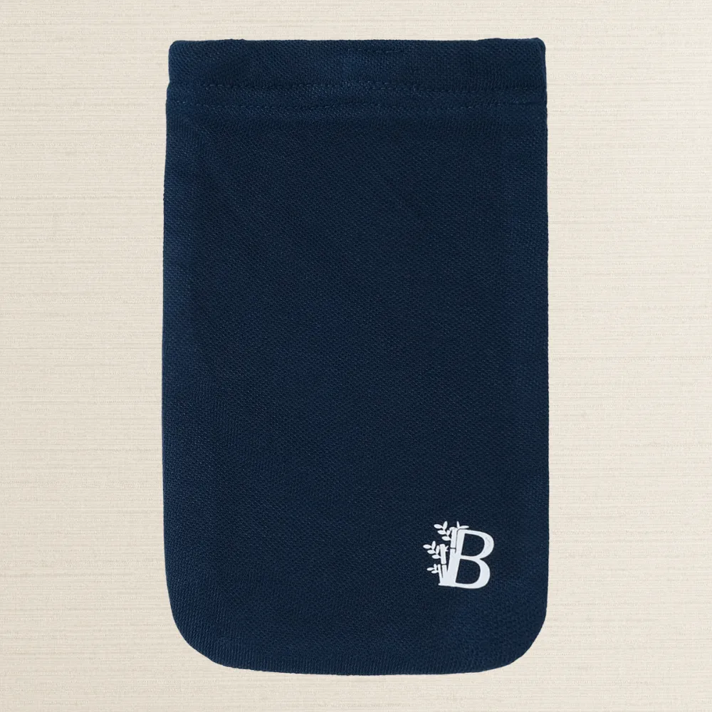 Mobile Cover | Bamboo Fabric | Sleek | Olive / Black / Navy | 4" x 7.5"
