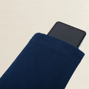 Mobile Cover | Bamboo Fabric | Sleek | Olive / Black / Navy | 4" x 7.5"