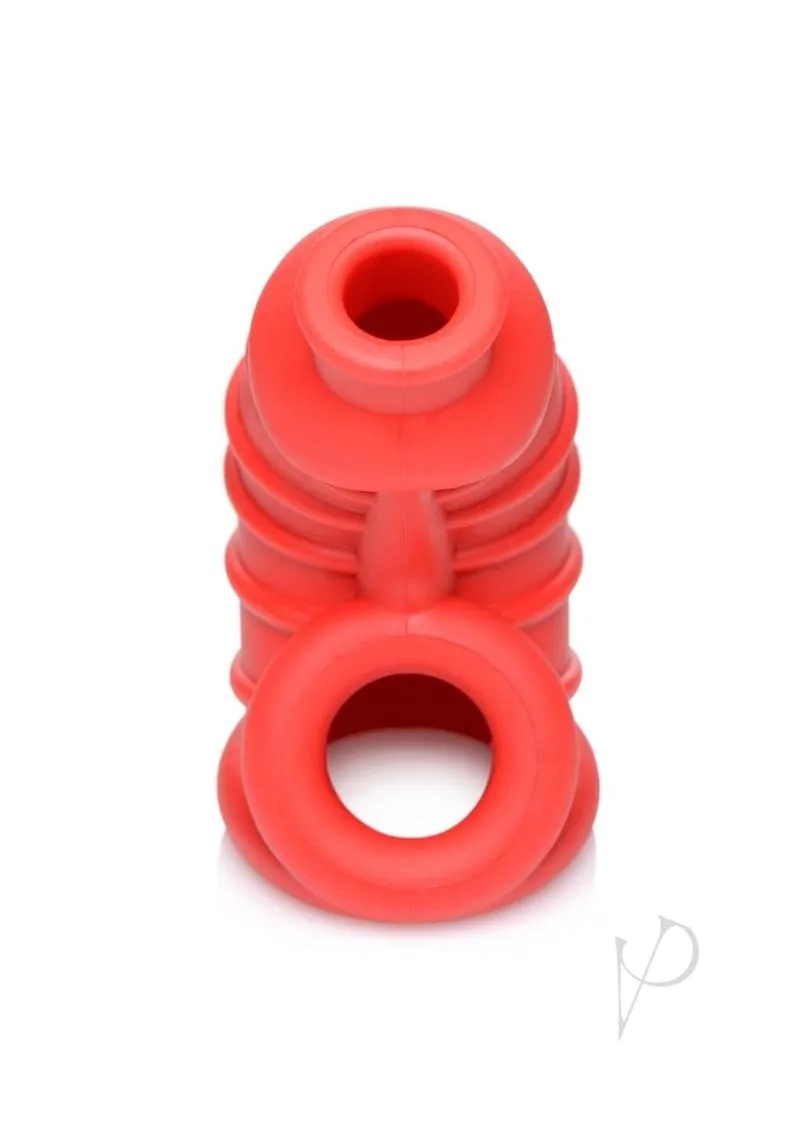 Ms Crimson Chamber Chastity Cage