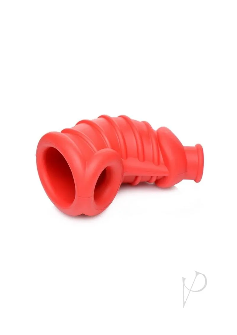 Ms Crimson Chamber Chastity Cage