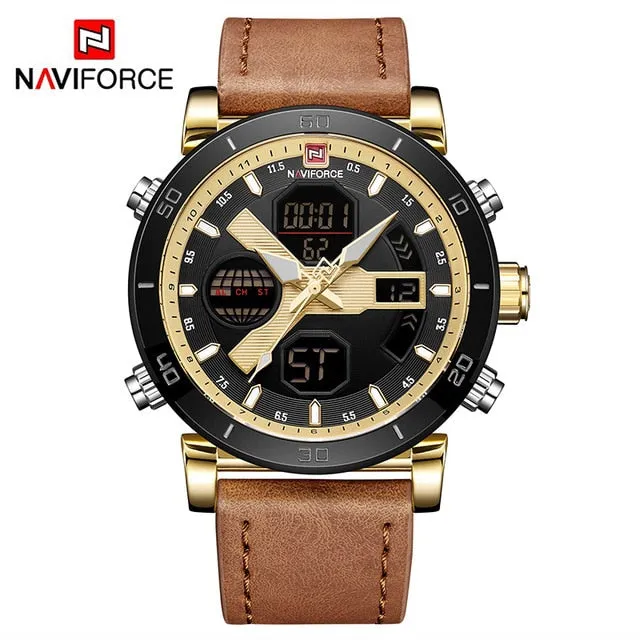 NAVIFORCE Luxury Men's LED watch