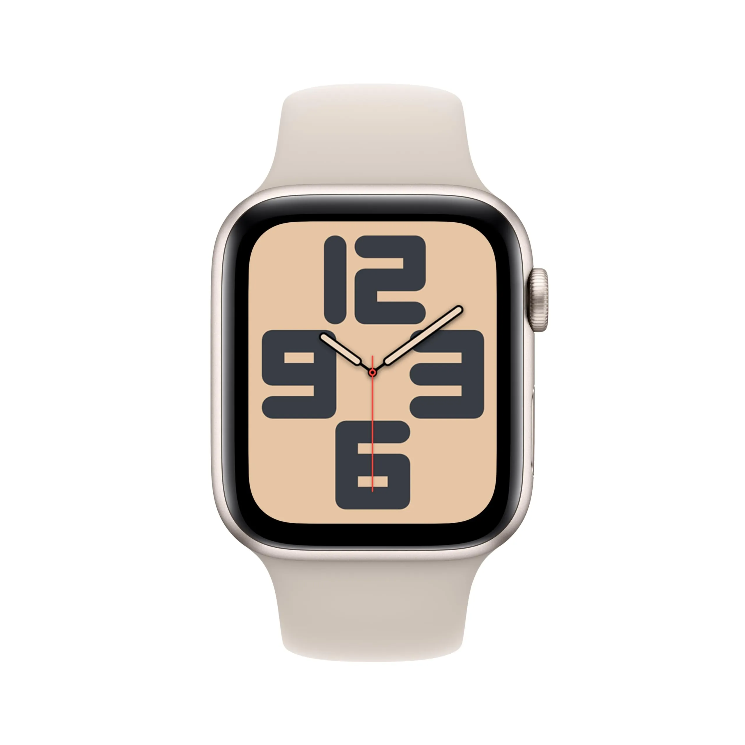 New Apple Watch SE (2nd Gen, 2023) [GPS 40mm] Smartwatch with Starlight Aluminum Case with Starlight Sport Band S/M. Fitness & Sleep Tracker, Crash Detection, Heart Rate Monitor, Water Resistant