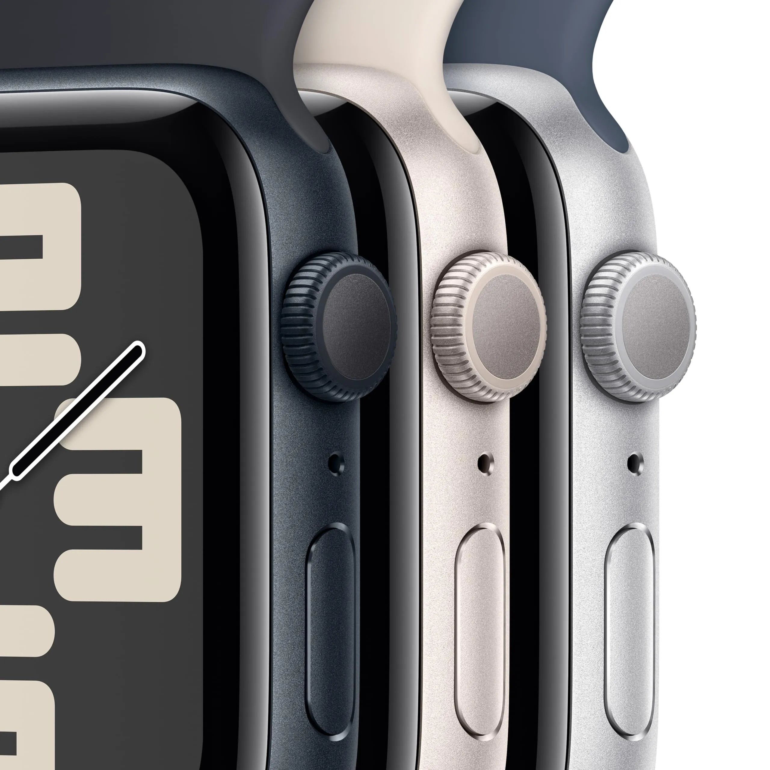 New Apple Watch SE (2nd Gen, 2023) [GPS 40mm] Smartwatch with Starlight Aluminum Case with Starlight Sport Band S/M. Fitness & Sleep Tracker, Crash Detection, Heart Rate Monitor, Water Resistant
