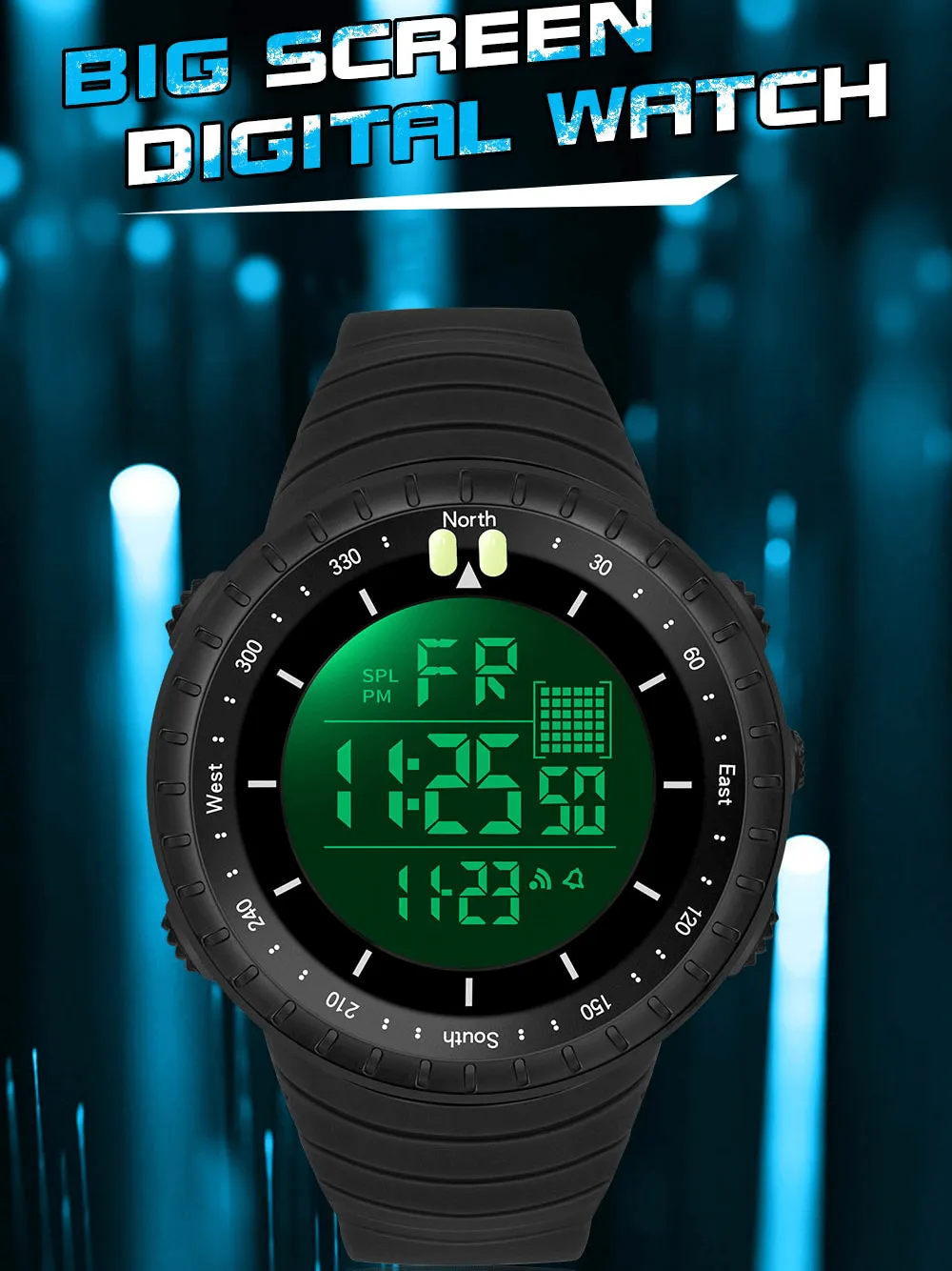 Outdoor Sports Digital Watch With Large Screen / Fashion Wristwatch - SF1313