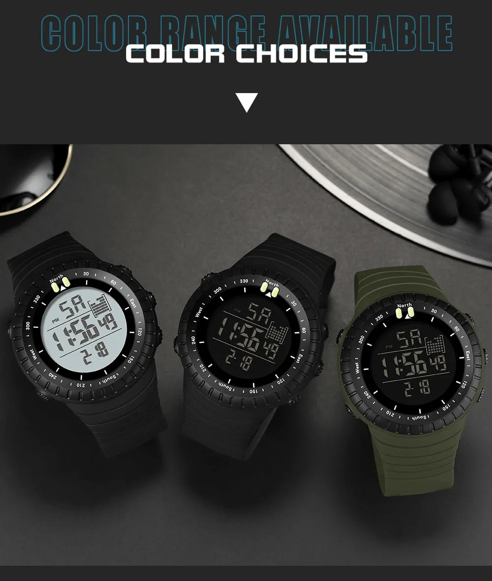Outdoor Sports Digital Watch With Large Screen / Fashion Wristwatch - SF1313