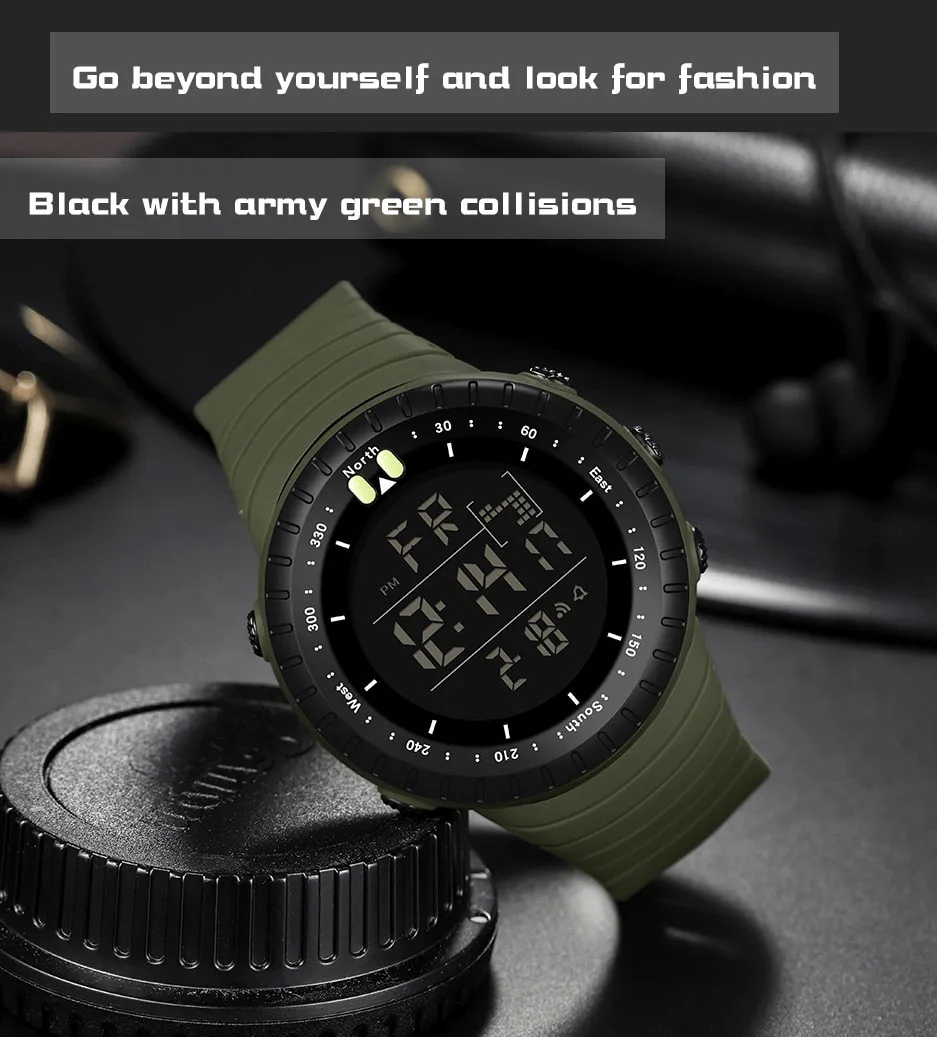 Outdoor Sports Digital Watch With Large Screen / Fashion Wristwatch - SF1313