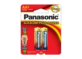 Panasonic AM3PA2B Alkaline Plus AA Batteries - 2 Pack