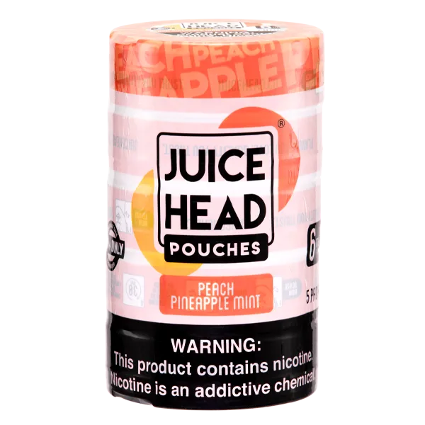 Peach Pineapple Mint Juice Head Pouches