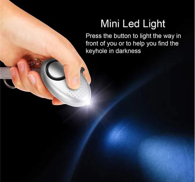 Personal Safety Alarm with Key Ring