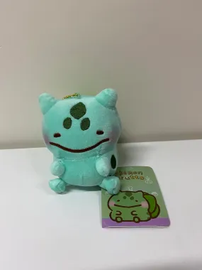 Pokemon Center Yurutto Small Eyes Bulbasaur Mini Plush Doll Keychain