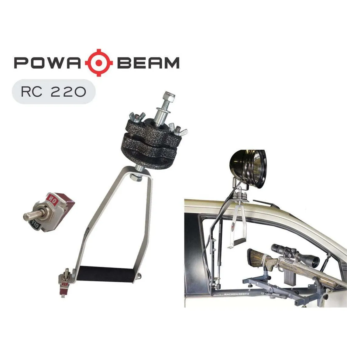 POWA BEAM REMOTE RC220 REMOTE CONTROL HANDLE