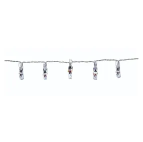 Premier 10 White LED Snowman Clip Card Holder