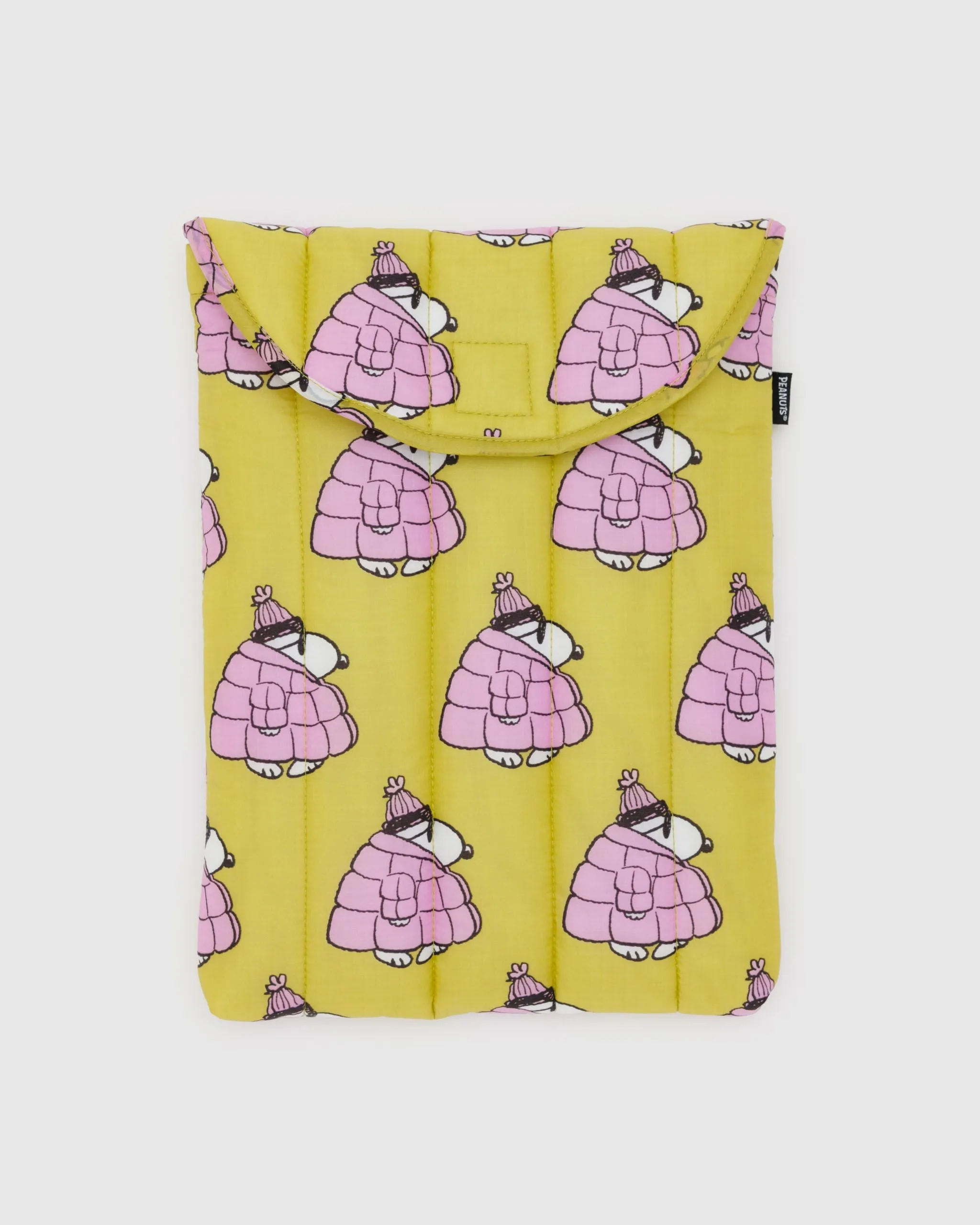 Puffy Laptop Sleeve 13"/14" - Puffer Snoopy Pink