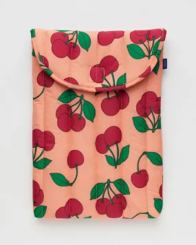 Puffy Laptop Sleeve 16" - Sherbet Cherry