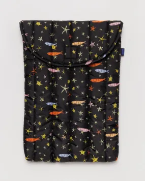 Puffy Laptop Sleeve 16" - Star Fish